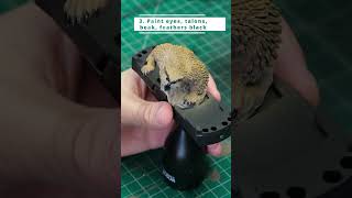 How I Paint an Owlbear Mini miniature hobby dnd [upl. by Niliac]