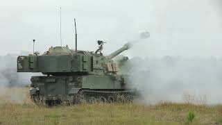 M109A6 Paladin ISO Spartan Density Training at Fort Stewart [upl. by Evin]