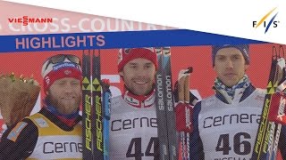 Highlights Harvey celebrates in the15km in Ulricehamn FIS Cross Country [upl. by Htebazila]