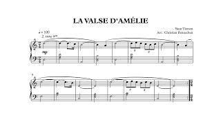 La valse dAmélie  Piano [upl. by Cohligan]