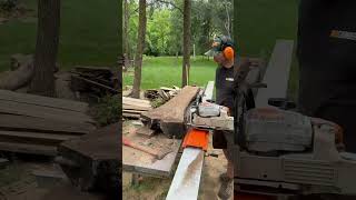 Cutting Black Walnut for Charcuterie Boards at the Sawmill [upl. by Aleta]