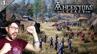 ⚔️ PRIMEROS PASOS  ANCESTORS LEGACY 01  Gameplay español [upl. by Aloisius]