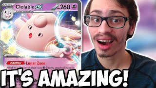 Clefable ex Is An AMAZING New Upgrade To The Clefairy Deck Obsidian Flames PTCGL [upl. by Averat]