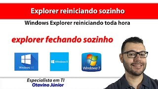 Explorer reiniciando sozinho  Windows explorer reiniciando toda hora [upl. by Ulick]