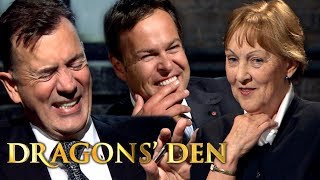 Dragons Hysterical After Hearing Wendys Market Research  Dragons Den [upl. by Milson]