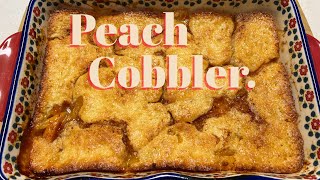 Top Winning Peach Cobbler Recipe [upl. by Llenaj]