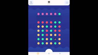 TwoDots Level 19 No Powerups Walkthrough Two Dots [upl. by Aidahs590]