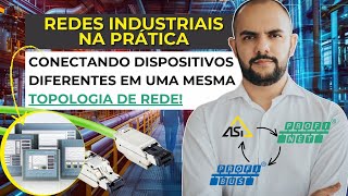 APLICANDO NA PRÁTICA REDES INDUSTRIAIS PROFINET PROFIBUS E ASI  TIA PORTAL [upl. by Rimat]