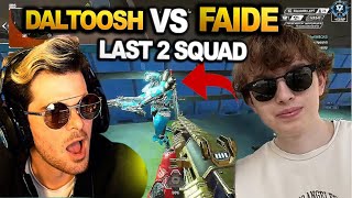 Faide vs Daltoosh LAST 2 SQUAD  Faide Dominates Daltoosh Eliminated [upl. by Mel222]