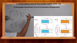 14 HOMOGENEIZACION DE FRACCIONES PARTE I 5º GRADO [upl. by Isman823]