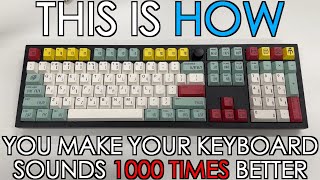 THIS IS HOW YOU MAKE YOUR KEYBOARD 1000 TIMES BETTER  Keychron Q6 QMK Unboxing amp Modding [upl. by Etnovert]