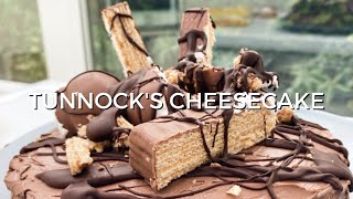 No Bake Tunnocks Chocolate Cheesecake  Burns Night [upl. by Eesak399]