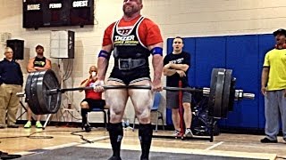 1855lb 841kg Raw total 240 Powerlifting [upl. by Jerman675]