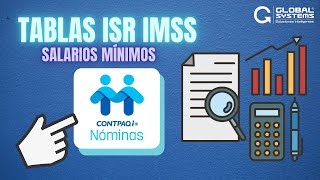 Actualización de Tablas de ISR IMSS salarios mínimos CONTPAQi Nóminas [upl. by Ahcsatan]