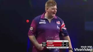 Corey Cadby VS Phil Taylor Highlights Auckland Darts Masters 2017 [upl. by Corbin561]