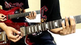 HammerFall  The Dragon Lies Bleeding guitar cover [upl. by Itagaki989]