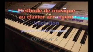 Cours n° 5 Méthode de musique au clavier synthé piano arrangeur Initiation débutant [upl. by Zetnauq904]