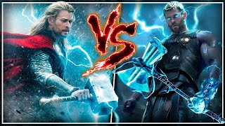 MJOLNIR vs STORMBREAKER 🔨  Origen amp poderes Películas amp Cómics [upl. by Odlamur936]