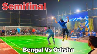 Outdoor Badminton Match Utpal amp Partho Vs Rahul amp Shibu badminton trickshots shuttlershubho [upl. by Dorie]