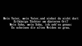 Erlkönig by Johann Wolfgang von Goethe  Deutsch lernen [upl. by Ayifa]