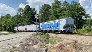 NS 071 CSX Reroute Shoves Up The Hill at Collier [upl. by Bethesda]