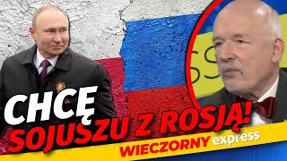 Janusz KorwinMikke SZOKUJE Ukraina jest WIĘKSZYM WROGIEM niż Rosja [upl. by Ahsennek]