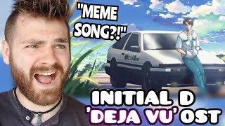 First Time Hearing INITIAL D  quotDeja Vuquot OST  ANIME REACTION [upl. by Calida]