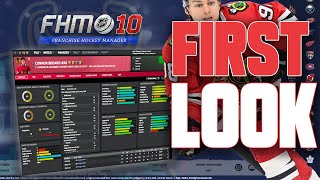 FHM 10 🏒  First Look and New Features of Franchise Hockey Manager 10  Windows PC Mac [upl. by Iaw]