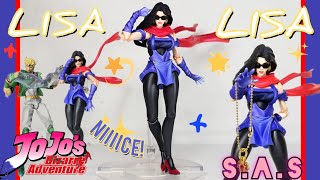 Medicos Super Action Statue Lisa Lisa Unboxing And Review Jojos Bizarre Adventure [upl. by Gnehp]