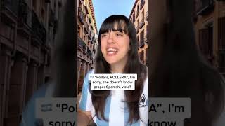 The last one tipped her over the edge 🇪🇸vs🇦🇷 learnspanish comedy argentinian spanish humor [upl. by Lancelle215]