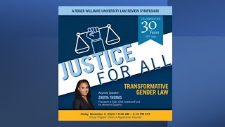 RWU Law Transformative Gender Law 110323 [upl. by Kemme]