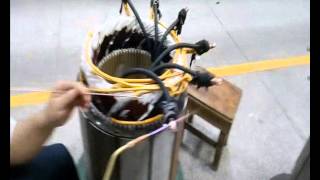 electric motor’s enamelled copper wire welding  okay energy OH2000 hho generator [upl. by Oirogerg]