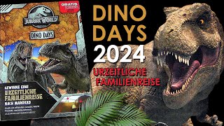 Jurassic World ™ Dino Days 2024 Urzeitliche Familienreise  alle Infos amp Dinosaurier Merchandise [upl. by Josephine]