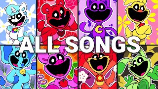 ALL Smiling Critters Songs And MUSIC VIDEOS Poppy Playtime Chapter 3 CatNap Deep Sleep [upl. by Hctud]