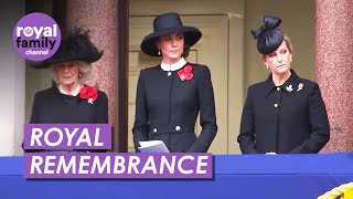 Why The Royal Family Wear Poppies On Remembrance Sunday [upl. by Sulrac]