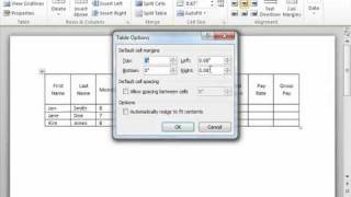 Word 2010 Tutorial Aligning Text in Table Cells Microsoft Training Lesson 168 [upl. by Eilujna]