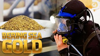 Chris’ Biggest Gold Haul of the Season  Bering Sea Gold  Discovery [upl. by Scrope]