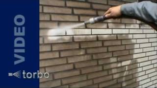 Klinkerfassadenreinigung mit torbo  Clinker facade cleaning with torbo [upl. by Harrell]