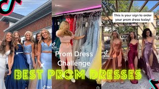 TOP PROM DRESSES ON TIKTOK COMPILATION  Prom Dress Challenge 2021 [upl. by Othilia]