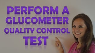 How to Perform a Quality Control QC Test on a Glucometer  Nursing Clinical Skill [upl. by Fey430]