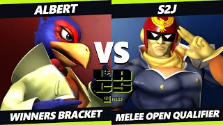 LACS 5  Albert Falco Vs S2J Captain Falcon Smash Melee  SSBM [upl. by Nosrej]