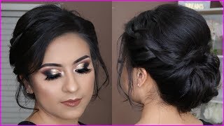 PEINADOS RECOGIDOS FÁCILES Y MAQUILLAJES PARA FIESTA NOVIA BODA QUINCEAÑERA [upl. by Ahsenyt]