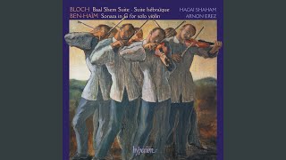 Bloch Suite for Solo Violin No 2 B 100 IV Allegro molto [upl. by Llecrep]