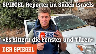 SPIEGELReporter in Sderot Israel »Es zittern die Fenster und Türen« [upl. by Yelknirb]