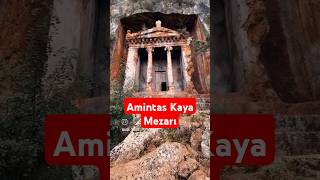 Telmessos Fethiye Amintas Kaya Mezarı travel sanat art kültür muğla fethiye gezi [upl. by Konstantin281]