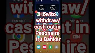 PESONAIRE  How to WithdrawCash Out tru Bankers [upl. by Nissy]