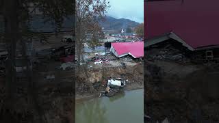 Swannanoa NC One month after Helene WNC flood northcarolina disaster [upl. by Kazue]