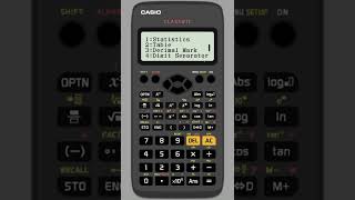 Make numbers easier to read using the Digit Separator  Casio fx83GTX  fx85GTX  shorts [upl. by Poirer]