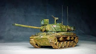 M41 Walker Bulldog JGSDF 172 Cardstock  Tank Model [upl. by Jerman]