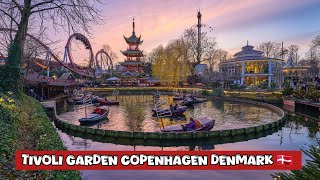 Tivoli Garden Copenhagen Denmark 🇩🇰  Top Rides of Tivoli Garden 😶‍🌫️🧐  Saima Mustafa vlogs [upl. by Aleunam]